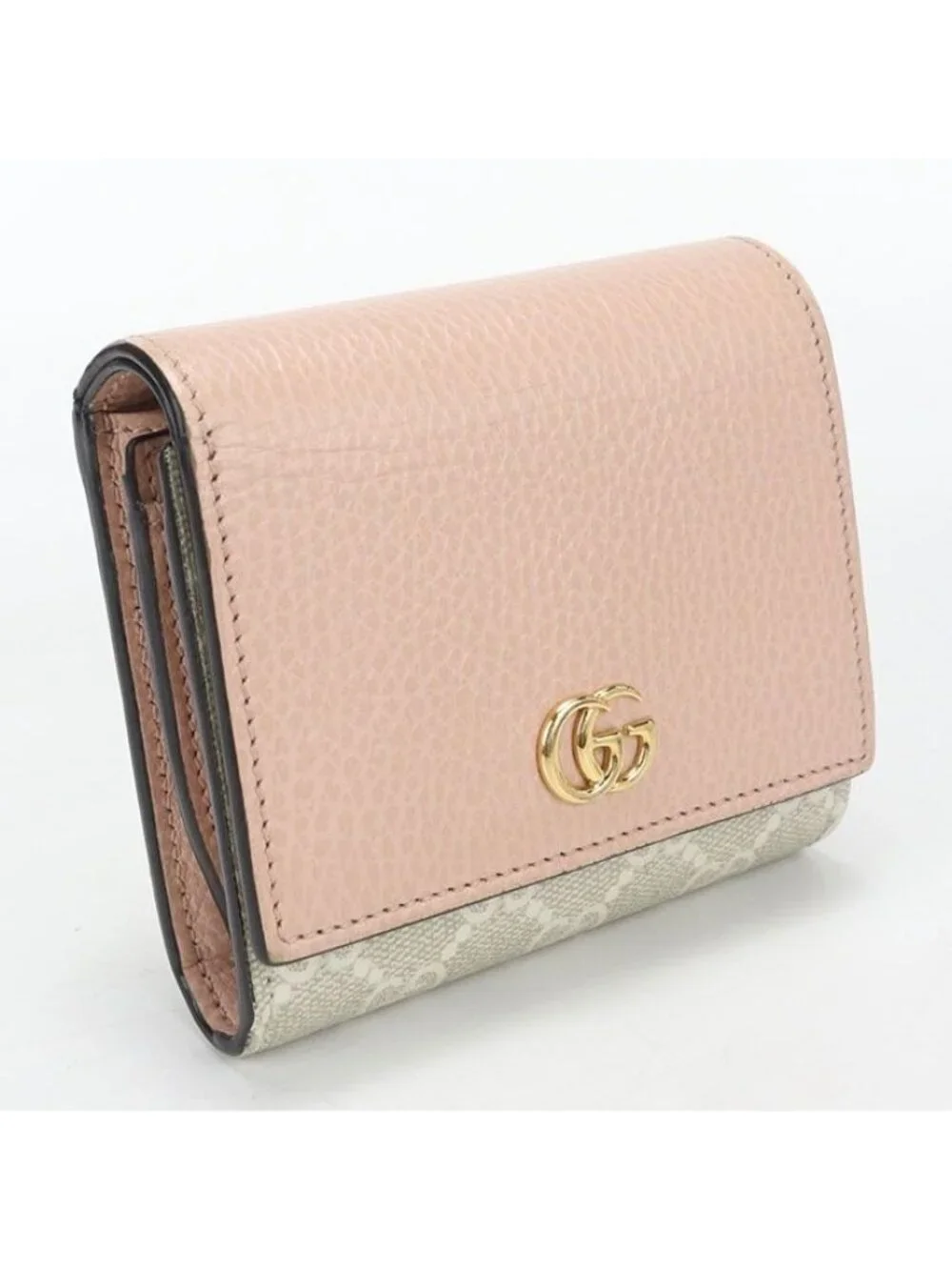 Gucci Compact Wallet Double Bifold GG Supreme